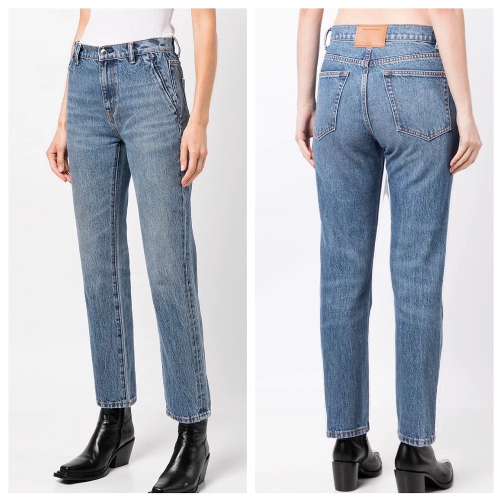 Alexander Wang OG High-rise Stovepipe Jean in denim Size 28